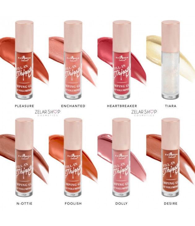 8 FILL-IN THIRSTY COLORED PLUMPING GLOSS ITALIA DELUXE