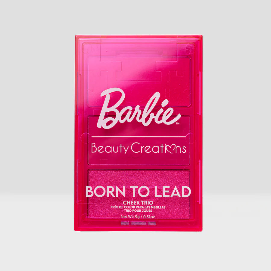 PALETA BORN TO LEAD CHEEK TRIO - BEAUTY CREATIONS X BARBIE