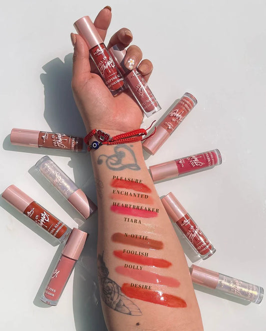 8 FILL-IN THIRSTY COLORED PLUMPING GLOSS ITALIA DELUXE