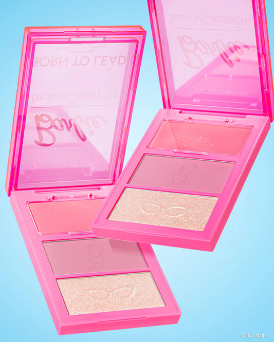 PALETA BORN TO LEAD CHEEK TRIO - BEAUTY CREATIONS X BARBIE