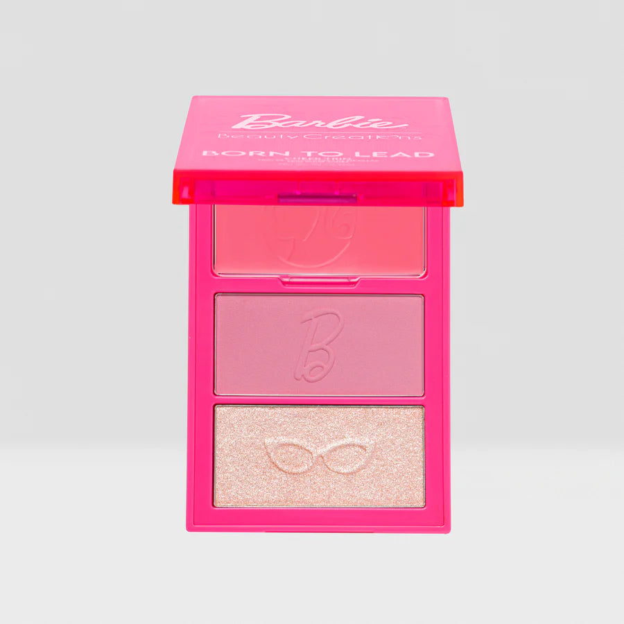 PALETA BORN TO LEAD CHEEK TRIO - BEAUTY CREATIONS X BARBIE
