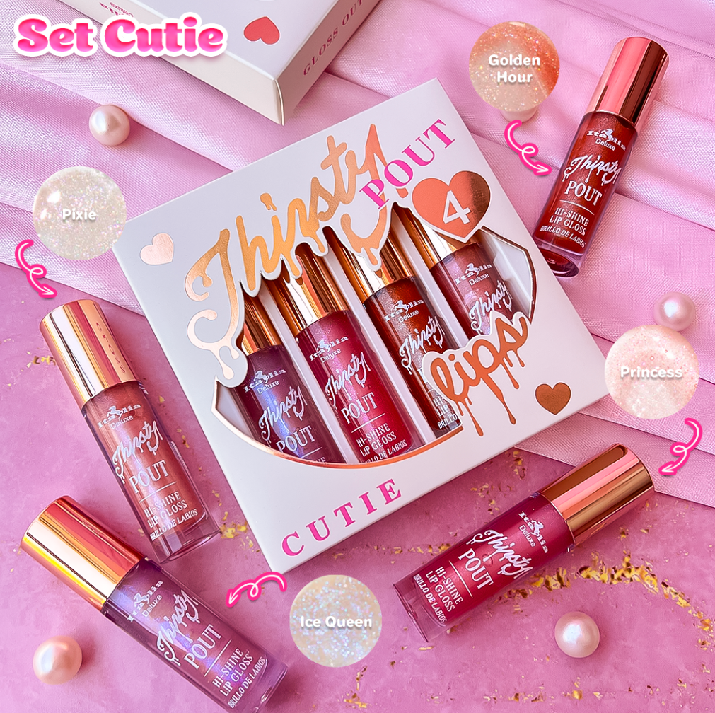 THIRSTY POUT 4 LIPS SET - ITALIA DELUXE