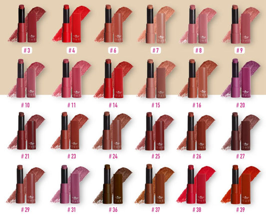 MOUSSE MATE Gama de labiales